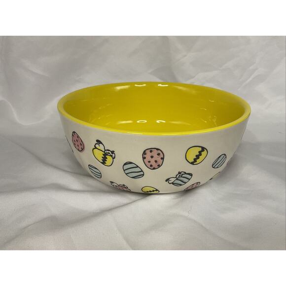 NEW PEANUTS SNOOPY EASTER BEAGLE & EGG LARGE SERVING BOWL - Picture 3 of 11